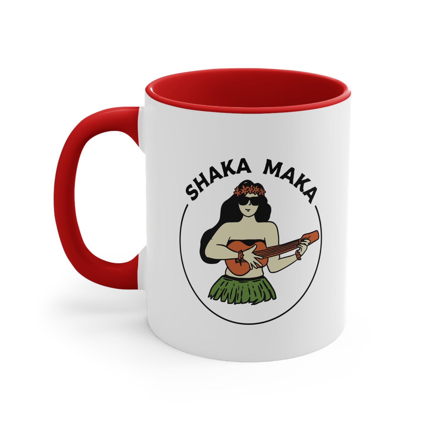 SHAKA MAKA Accent Coffee Mug, 11oz