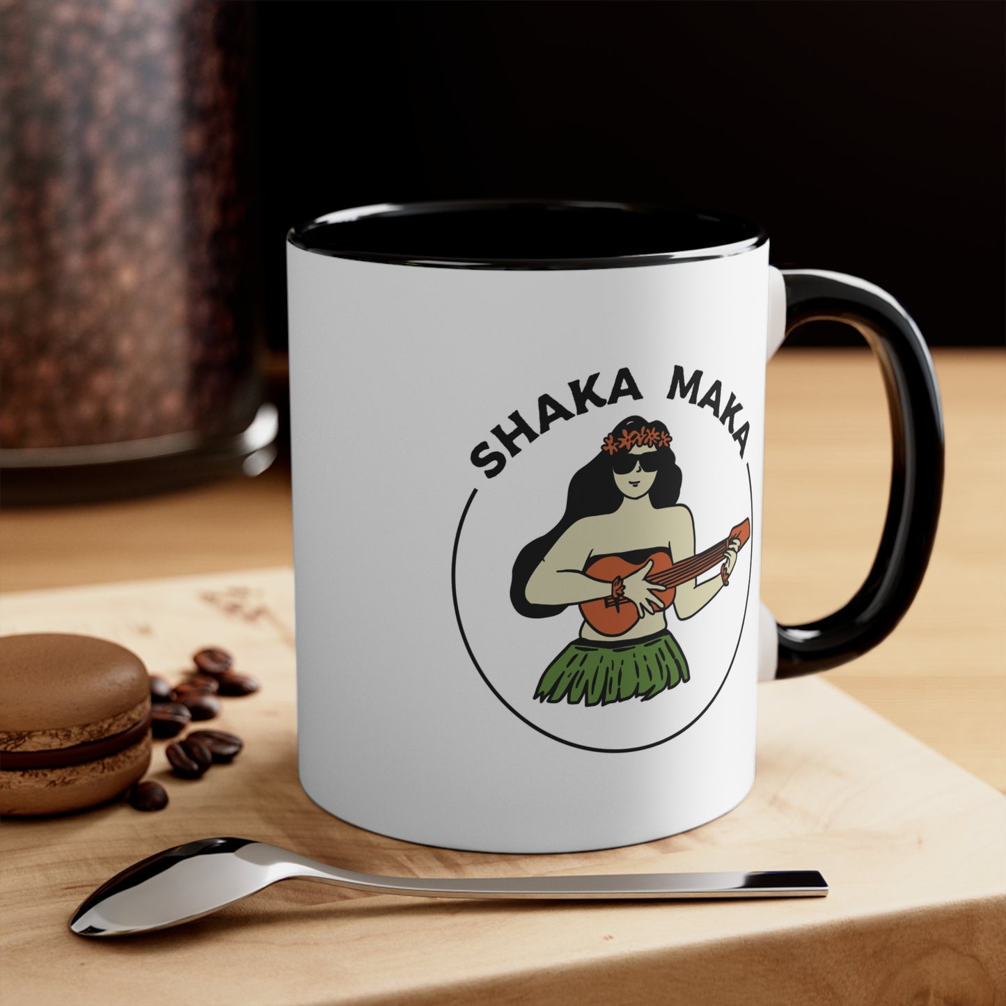 SHAKA MAKA Accent Coffee Mug, 11oz