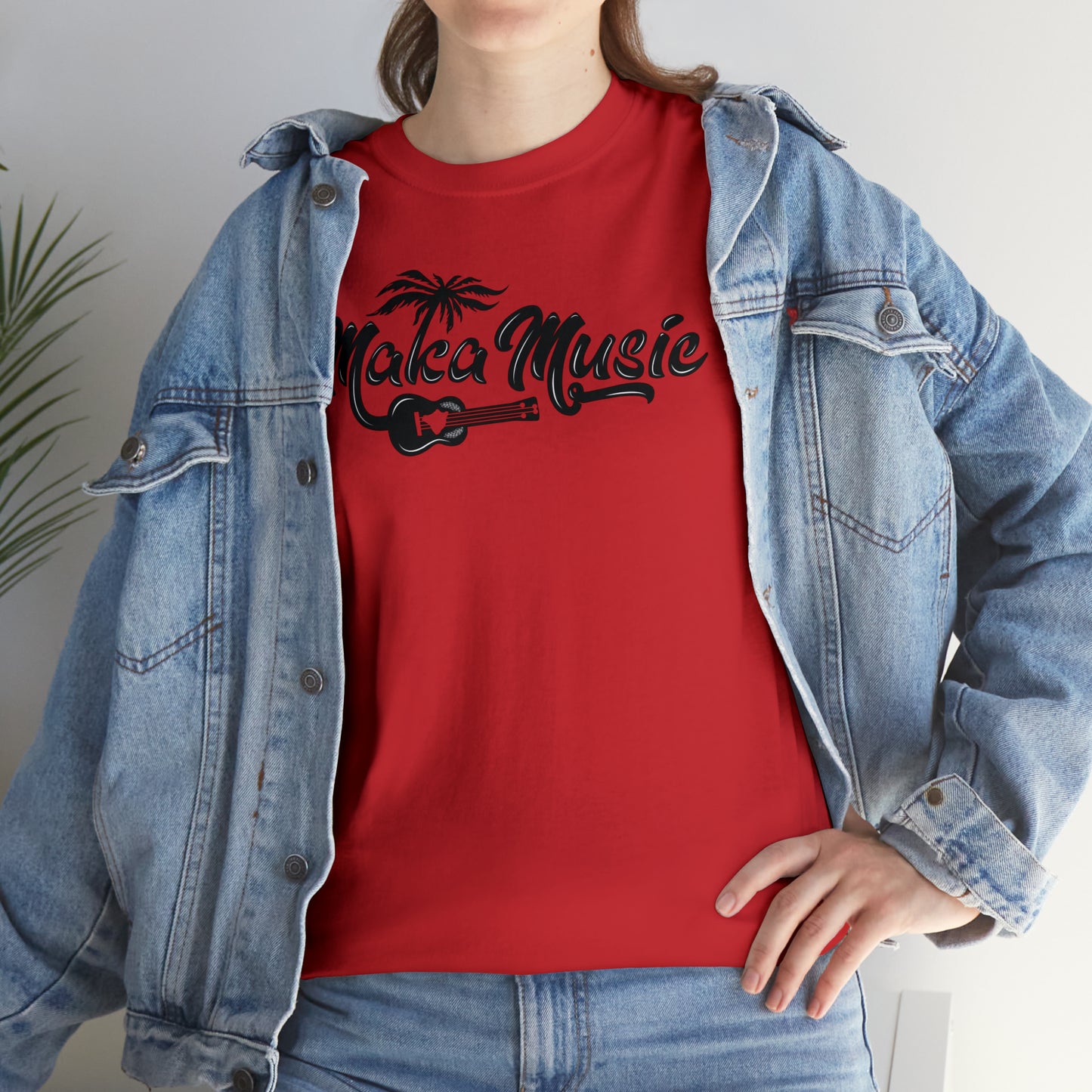 "Maka Music" Heavy Cotton Tee by SHAKA MAKA