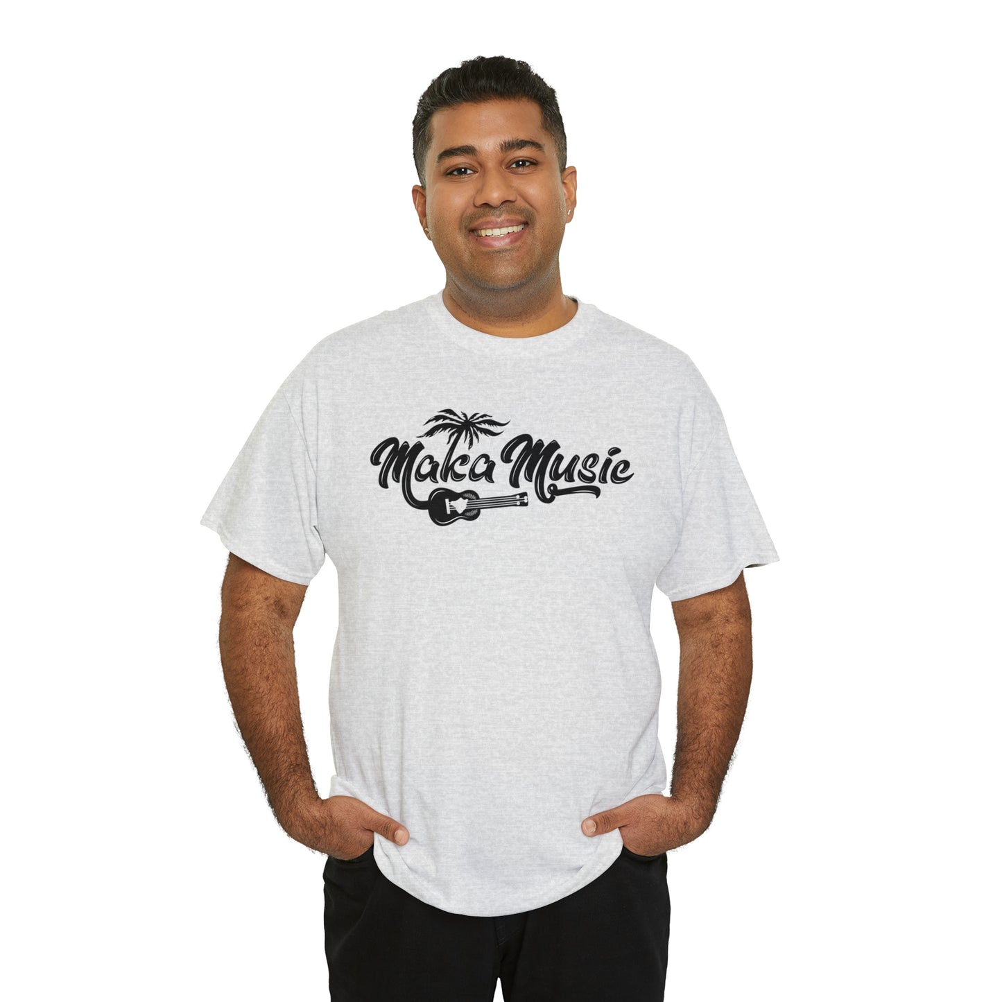 "Maka Music" Heavy Cotton Tee by SHAKA MAKA