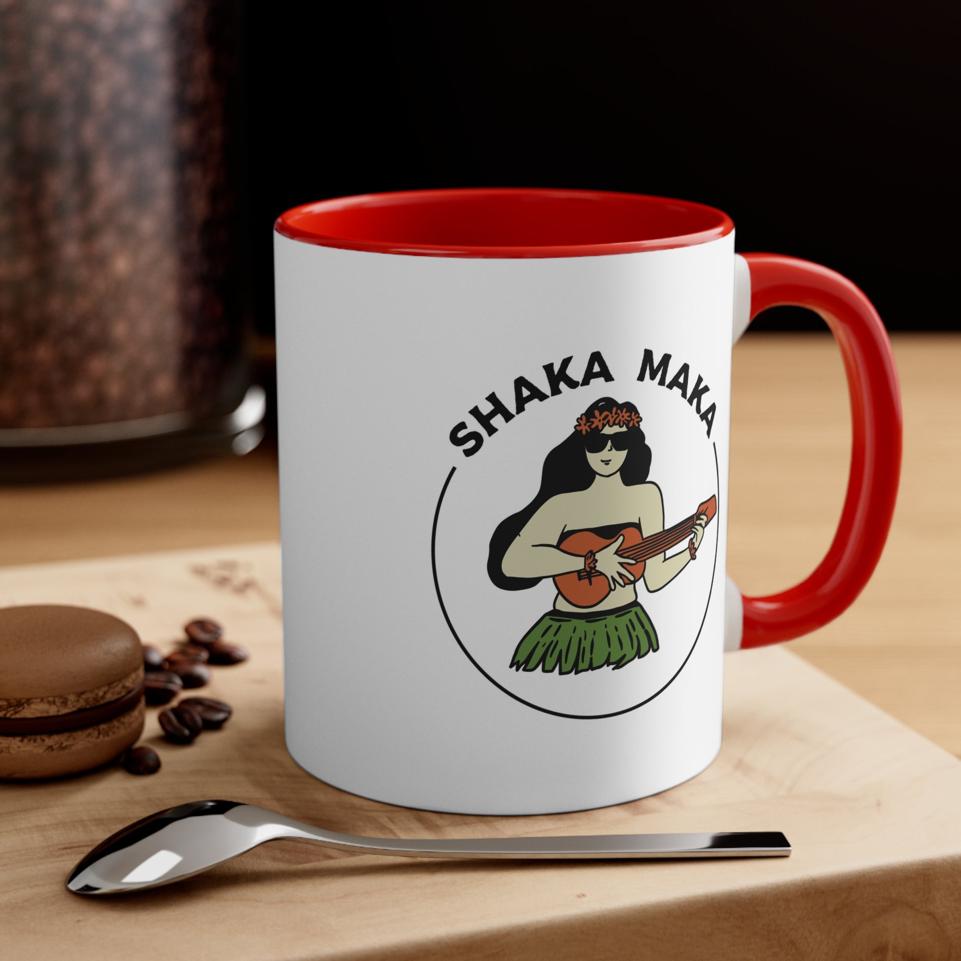 SHAKA MAKA Accent Coffee Mug, 11oz