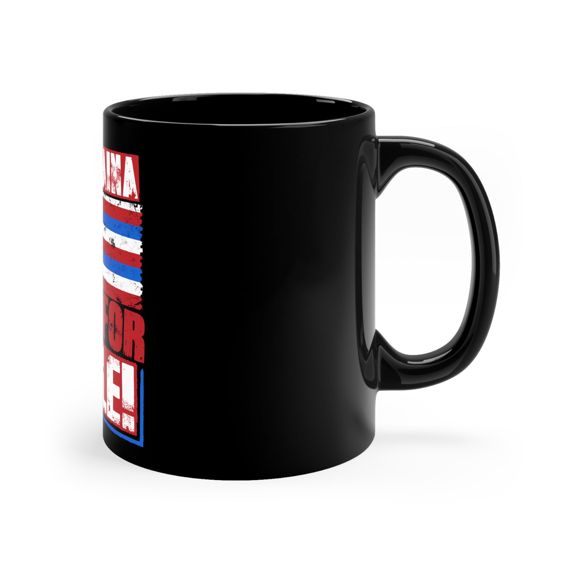 I AND AINA NOT FOR SALE!" 11oz Black Mug by SHAKA MAKA