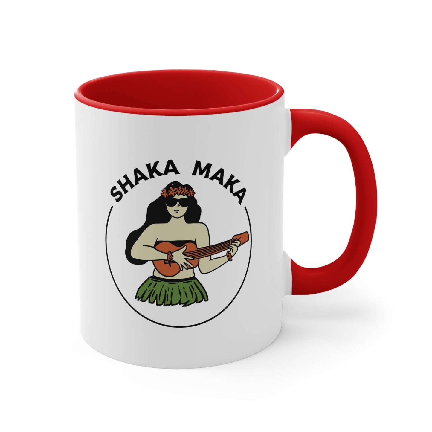 SHAKA MAKA Accent Coffee Mug, 11oz