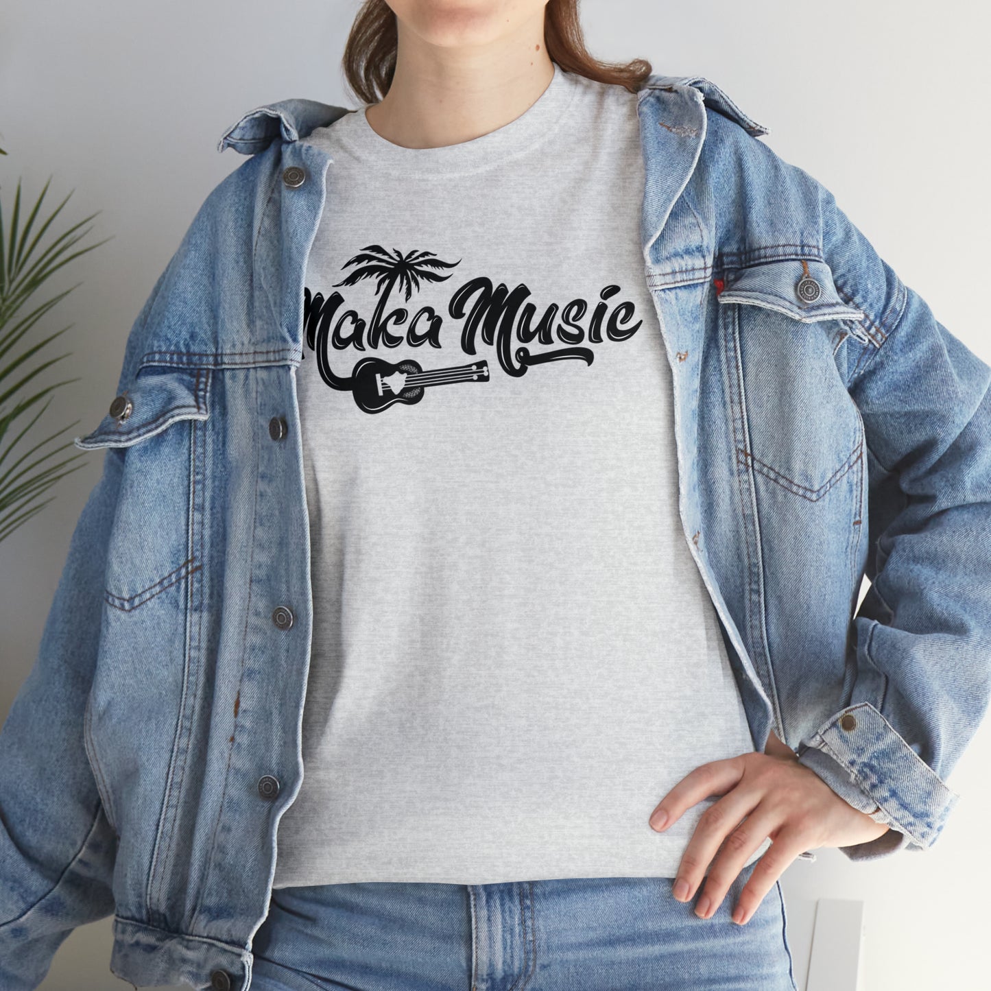 "Maka Music" Heavy Cotton Tee by SHAKA MAKA