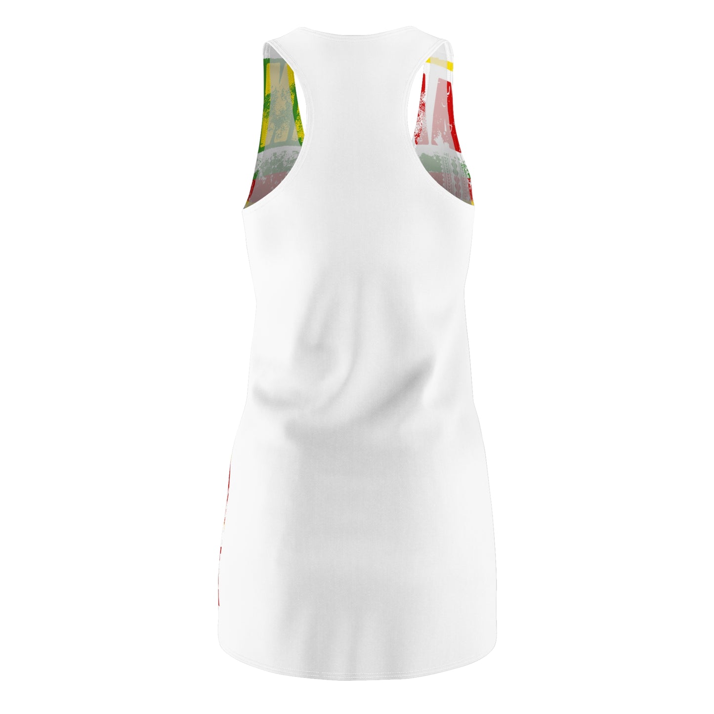 "I AND AINA NOT FOR SALE!" Women's Cut & Sew Racerback Dress (AOP) by SHAKA MAKA