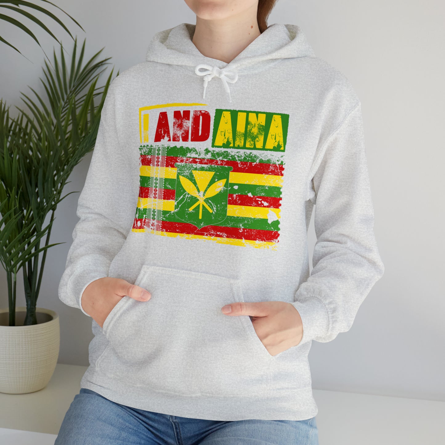 "I AND AINA NOT FOR SALE!" Hooded Sweatshirt by SHAKA MAKA