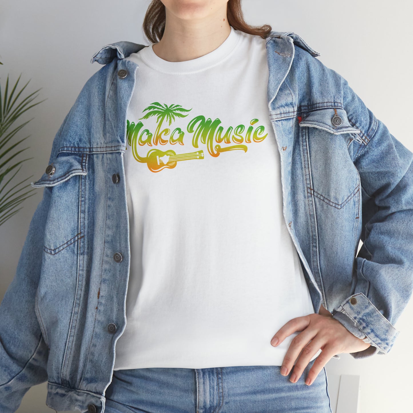 MAKA MUSIC Unisex Heavy Cotton Tee by SHAKAMAKA