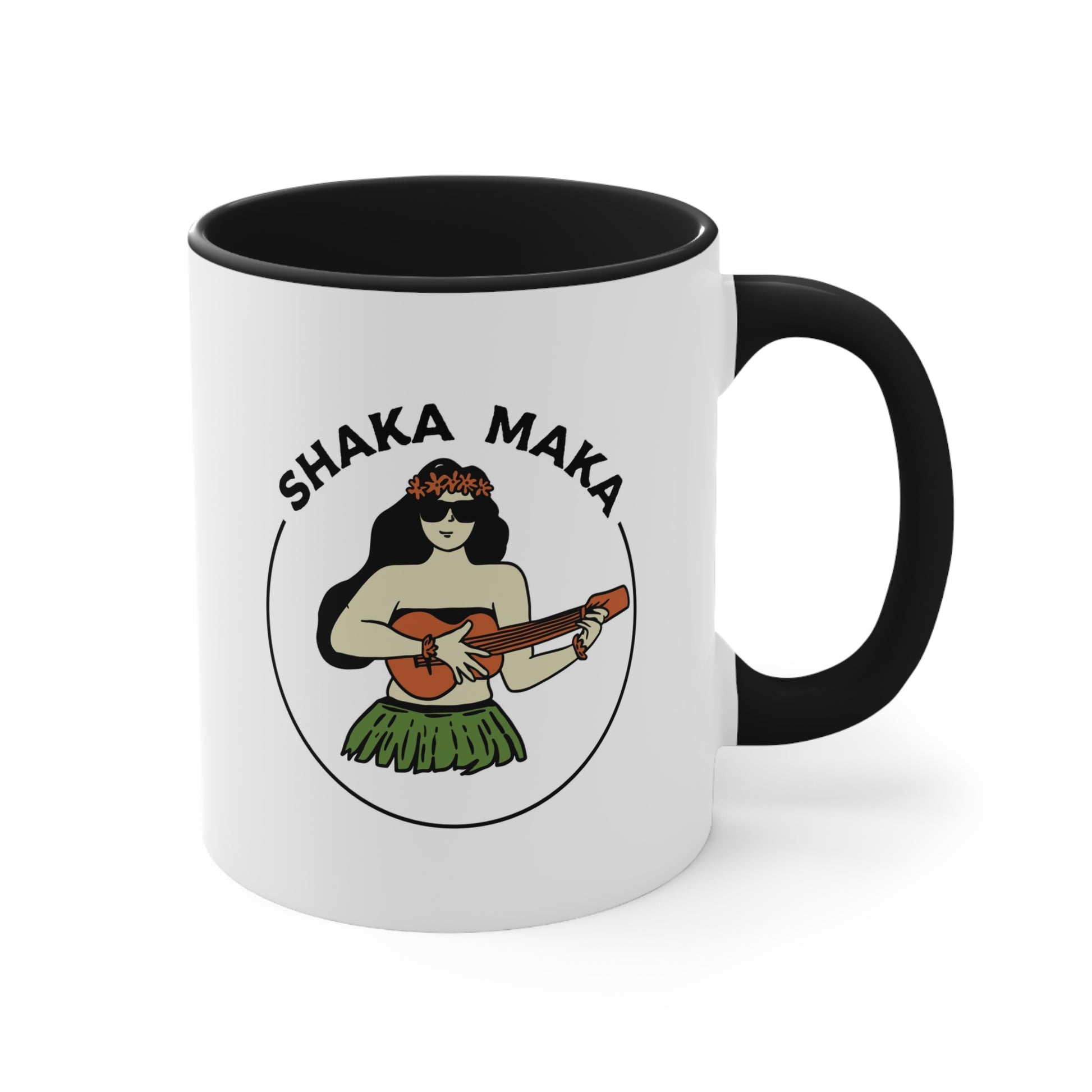 SHAKA MAKA Accent Coffee Mug, 11oz