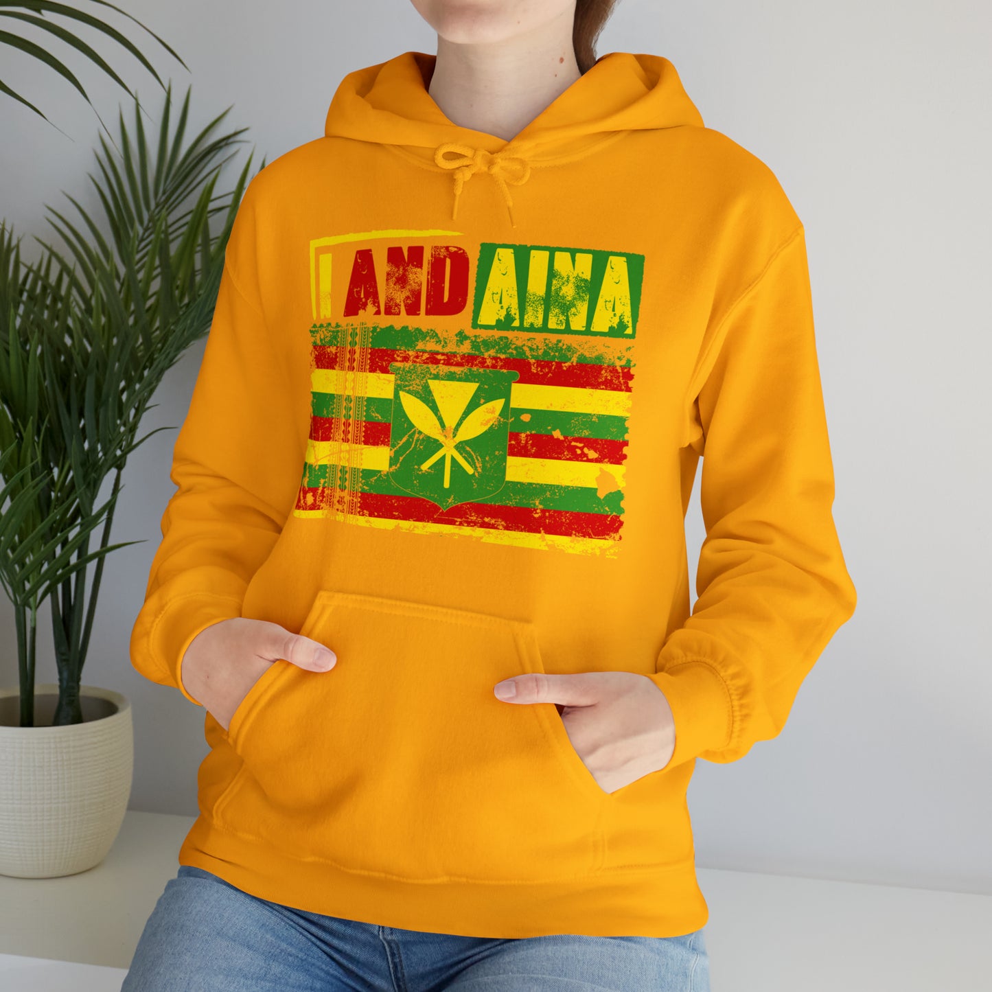 "I AND AINA NOT FOR SALE!" Hooded Sweatshirt by SHAKA MAKA