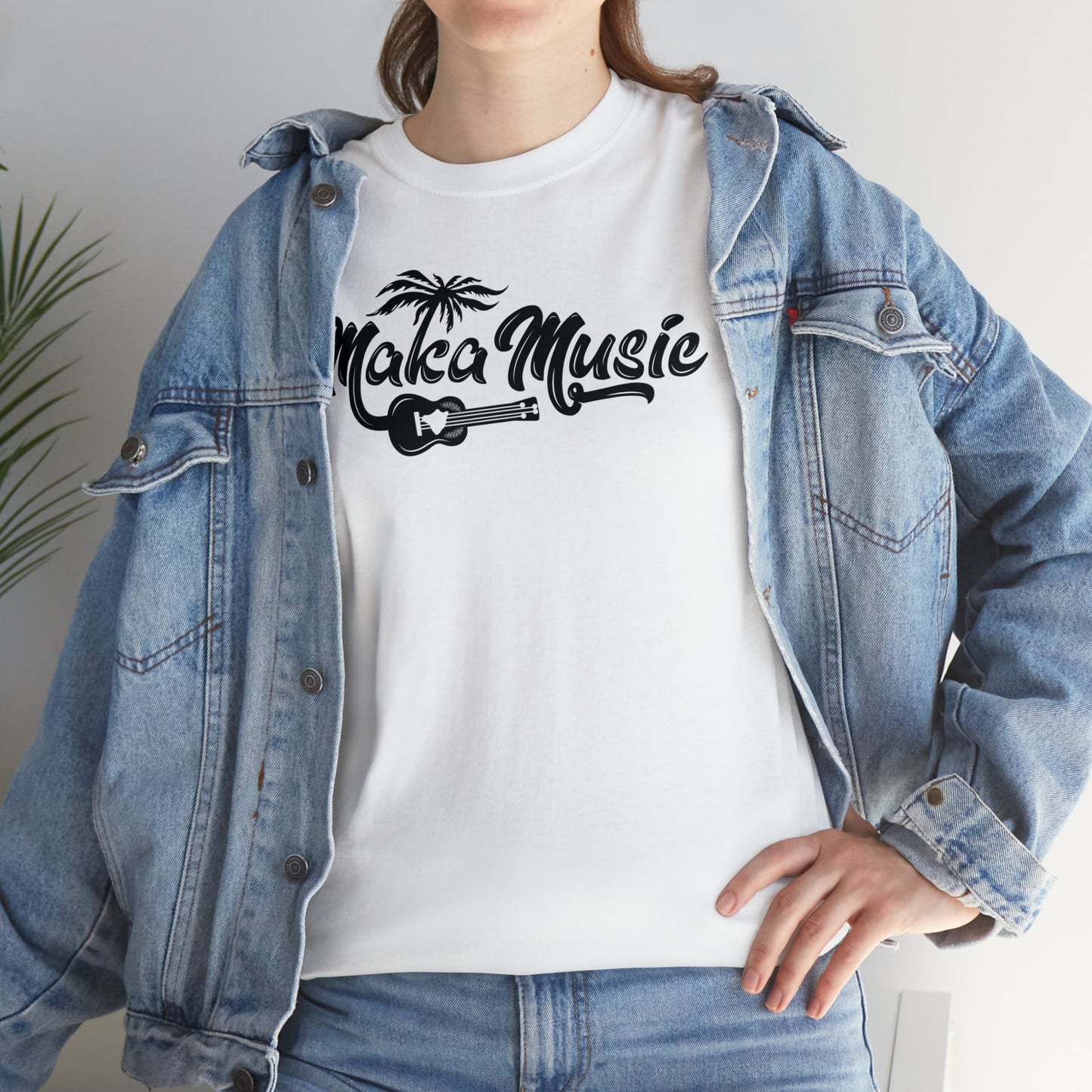 "Maka Music" Heavy Cotton Tee by SHAKA MAKA