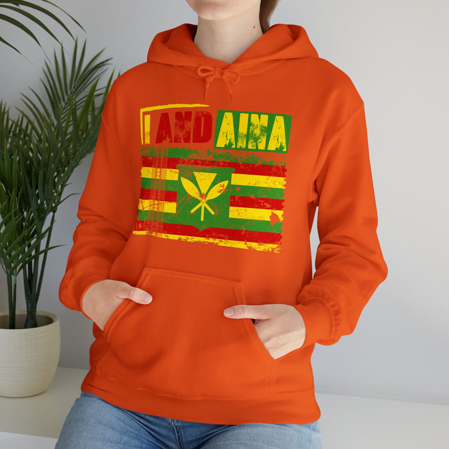 "I AND AINA NOT FOR SALE!" Hooded Sweatshirt by SHAKA MAKA