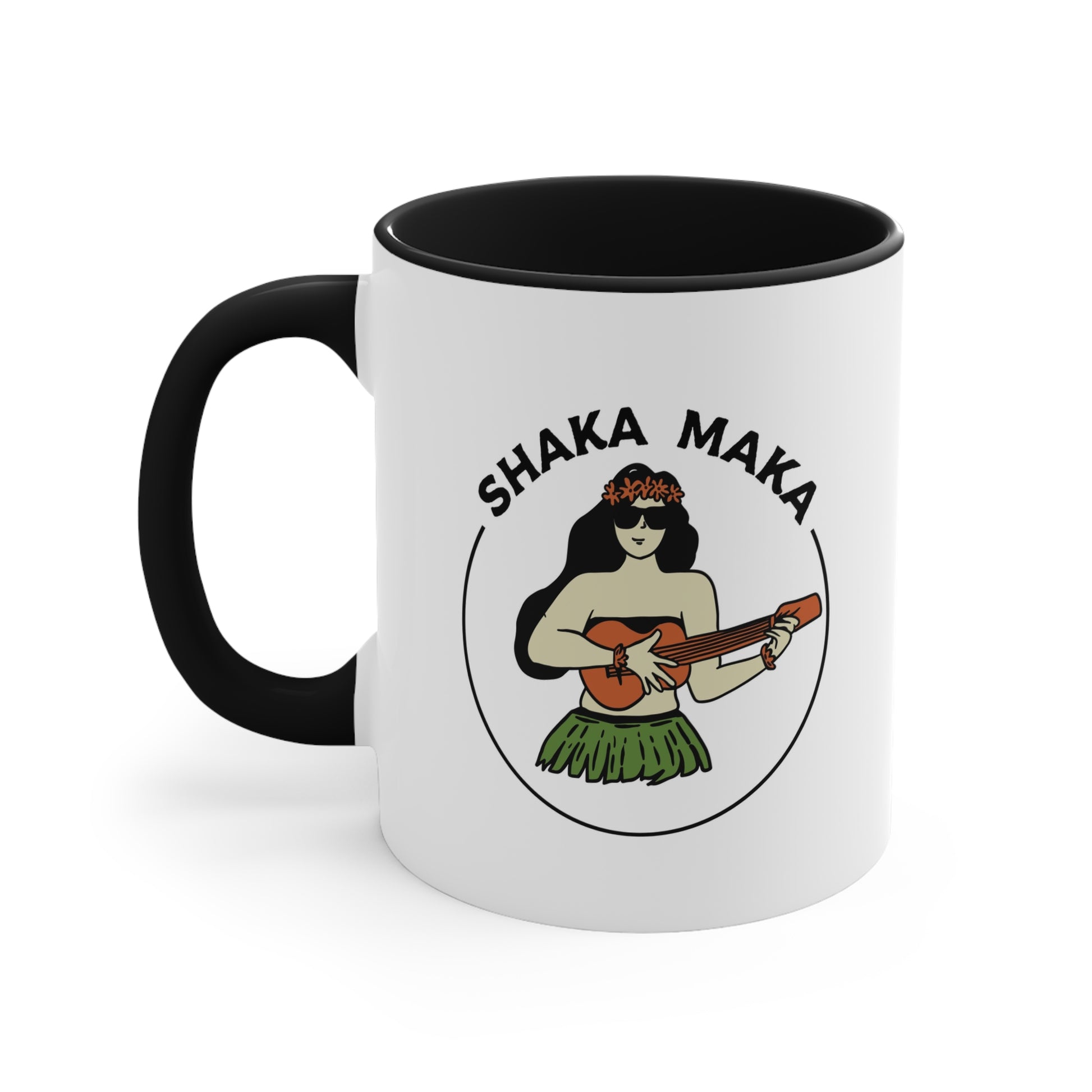 SHAKA MAKA Accent Coffee Mug, 11oz