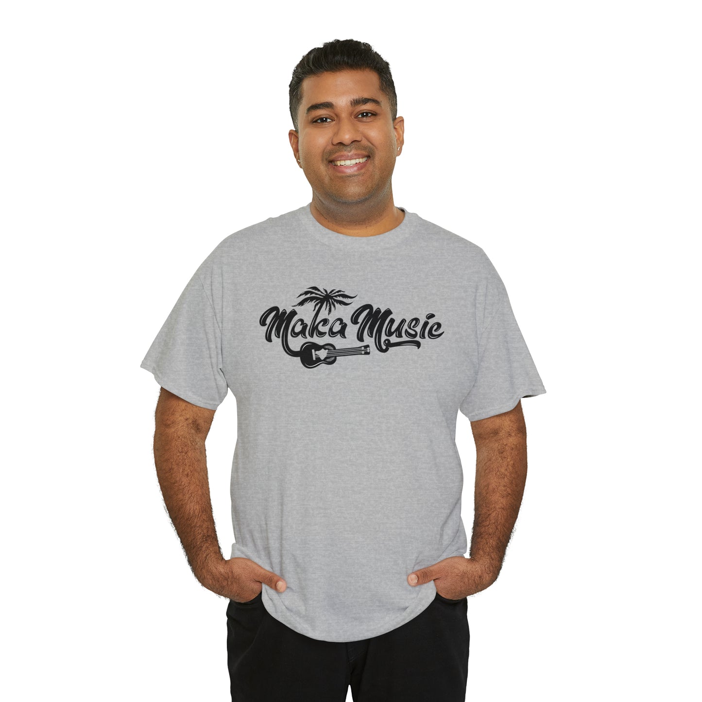 "Maka Music" Heavy Cotton Tee by SHAKA MAKA