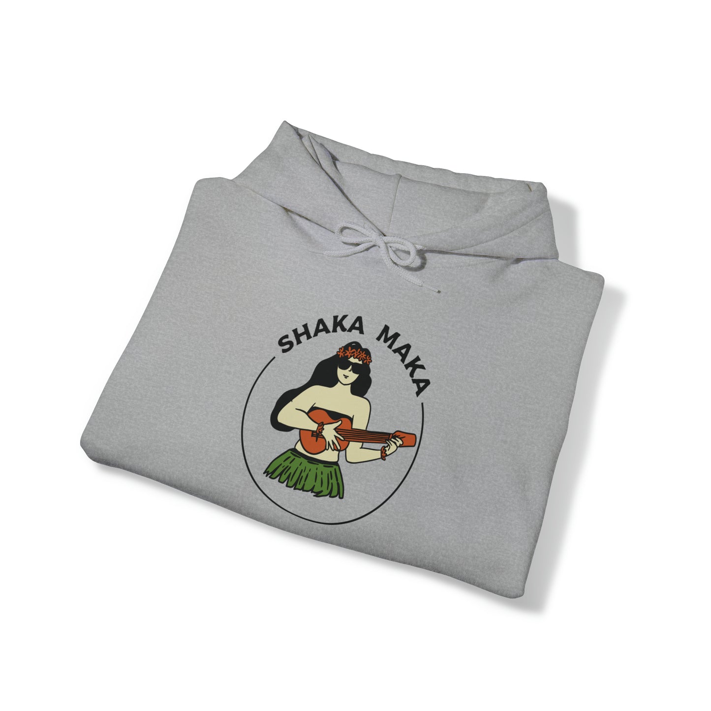 "SHAKA MAKA" Cozy Hooded Sweatshirt