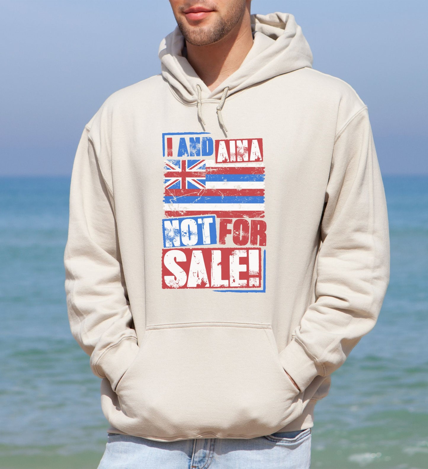 "I AND AINA NOT FOR SALE!" Sweatshirt by SHAKA MAKA