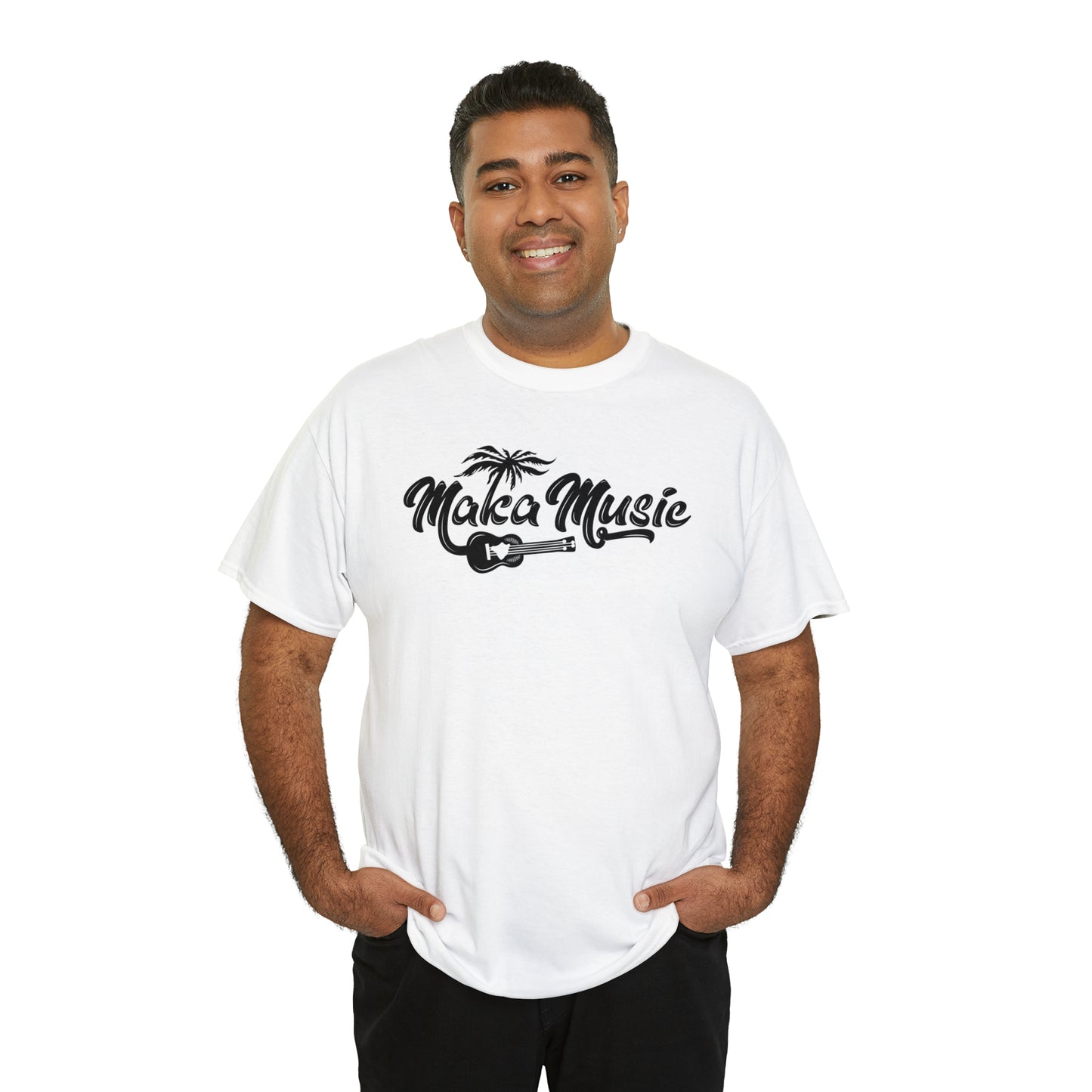 "Maka Music" Heavy Cotton Tee by SHAKA MAKA